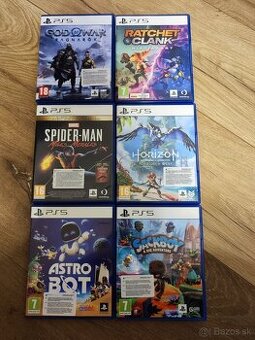 Predam hry na PS5 (100% stav).