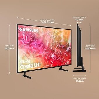 SAMSUNG Crystal UHD 4K 2024 75DU7105 na súčiastky
