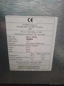 Pec krb 7kw na drevo