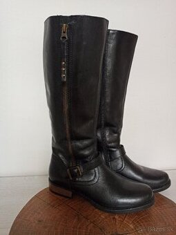 Dámske kožené čižmy