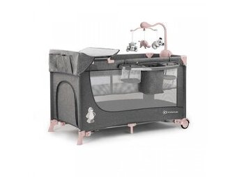 Predám cestovnú postieľku Kinderkraft Joy Pink