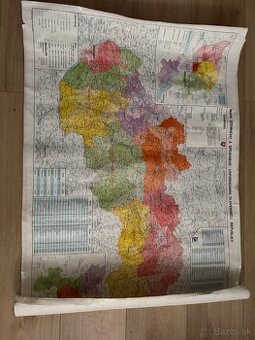 Mapy Slovenska + Historický plagát/terč