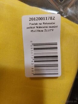 Obliecka na relacacny vankus