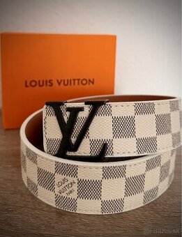 • Louis Vuitton opasok krémovo-čierny •