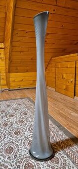 Dizajnová vysoká sklenená váza