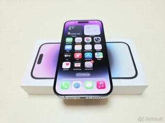 Apple Iphone 14 PRO 128GB DEEP PURPLE ,BATERKA 100%