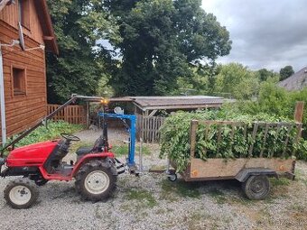 Vlečka, prívesný vozík za malotraktor