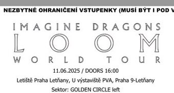Imagine Dragons Loom Tour - Praha