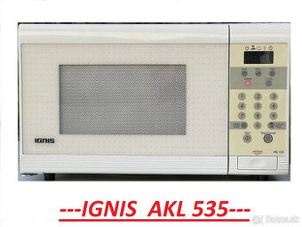 PREDAM MIKROVLNA RURA IGNIS AKL 535 DIGITALNA + TANIER