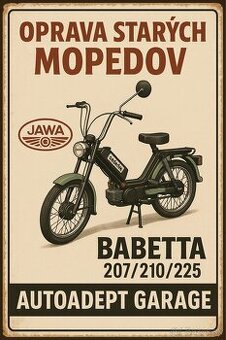 Opravy JAWA Babetta 207/210/225