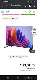 Tv hisense smart