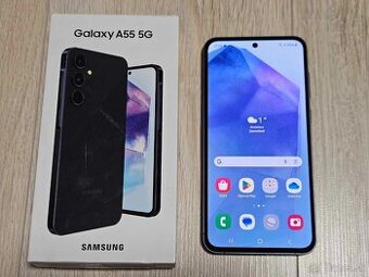 Samsung Galaxy A55 5G 8GB/128GB,top stav,zaruka,kryt