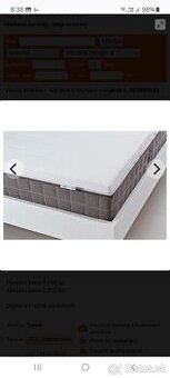Vrchný matrac IKEA TUDDAL 160x200 cm