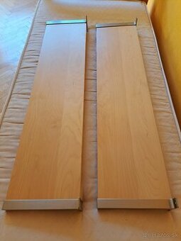 Dve police na stenu 1200x280 mm