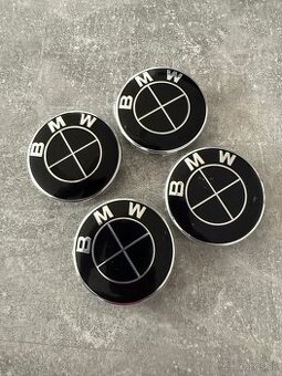 Stredové krytky diskov BMW 68mm FULL BLACK