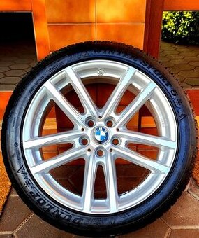 alu R18 5x112+senzory+zimné pneu 225/45, NOVÉ, BMW 3