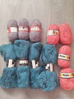 Rozne bavlnky na vysivanie,chemlon,