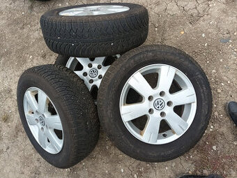 org. wv elektrony + pneu. zimne z tourana 15" 5x112