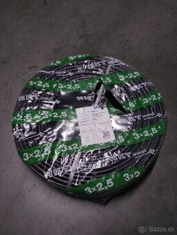 Prodám kabely NKT instal PLUS CYKY-J 3x2,5 RE - kruh 100