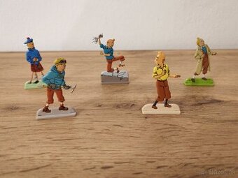 Tintin kovové 2D figúrky