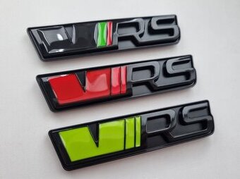 SKODA VRS LOGO RS NAPIS ZNAK ODZNAK