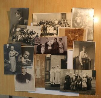 Staré fotografie - obdobie Rakuska Uhorska a mladšie (13ks)