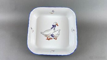 Miska štvorhranná husička Moritz Zdekauer 24x24cm