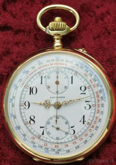 EXTRÉMNE VZÁCNE LONGINES CHRONOGRAPH 19.73N 18K 750 ZLATO V