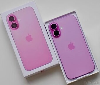 iPhone 16 Pink BATERIE 100% TOP