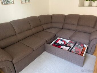 Predám rozťahovací gauč s úložným priestorom