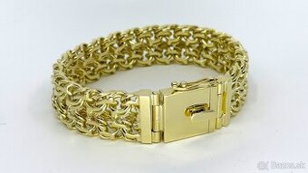 zlatý náramok 14k "Ramzes" – 108,6g punc