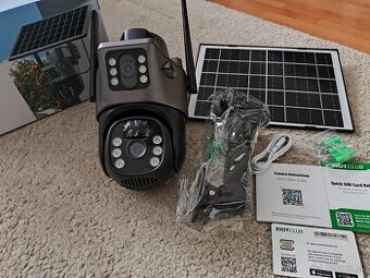 Solárna 4G/LTE PTZ bezpečnostná kamera