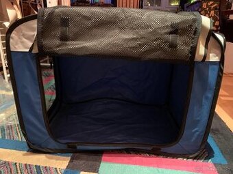 Skladací domček pre psa (mačku) - modrý