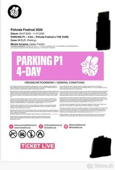 Pohoda parking P1 4-dňový