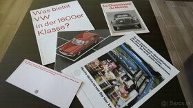 Prospekty Volkswagen 60.-70. léta.