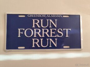 Forrest Gump - Plechová tabuľka