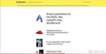 Predám affiliate projekt testportal.sk