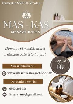 MAS-KAS masáže Kasáš ZVOLEN