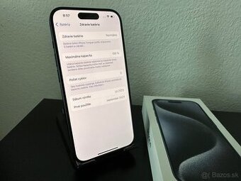 ✅iPhone 15 Pro 512Gb 100% Zdravie Batérie 0 cyklov TOP STAV