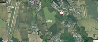 Košice- Barca, orná pôda 7153 m2. Extravilán.