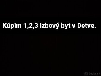 Byt v Detve