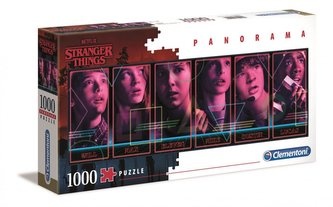 Stranger things Puzzle panorama 1000