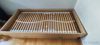 IKEA posteľ s roštom a úložným priestorom