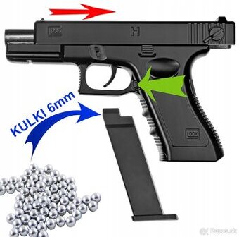 PIŠTOĽ NA GULIČKY GLOCK 17 REPLIKA ASG