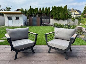 Záhradné sedenie z hliníka