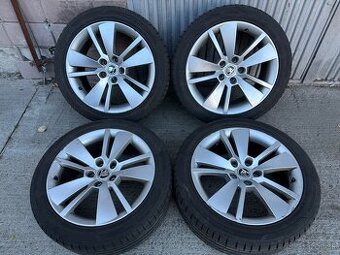 18" Elektrony SKODA 5x112 s letnymi pneu 235/45 R18