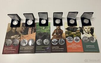 Strieborné eurové mince Slovensko PROOF