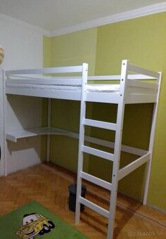 Predám vysokú detskú posteĺ  90x200cm