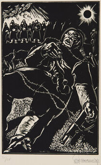 Szabó Gyula: drevoryty Ecce Homo