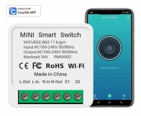Mini WiFi smart switch 16A